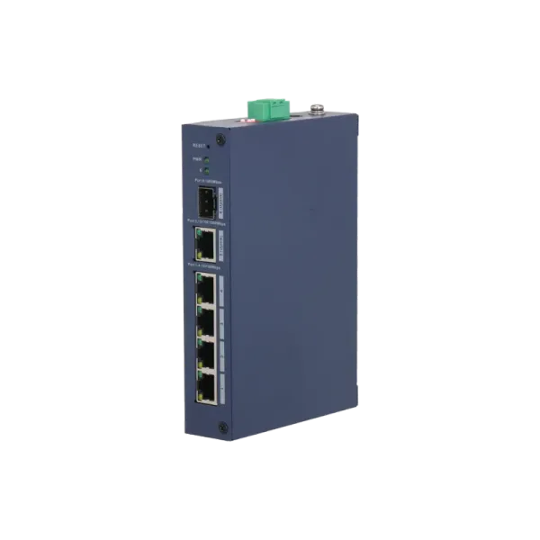 DAHUA CHS4106-4ET, 4 Port, Megabit, 1 Port Gigabit Uplink, 1 Port Gigabit SFP, Cloud Yönetilebilir, Switch