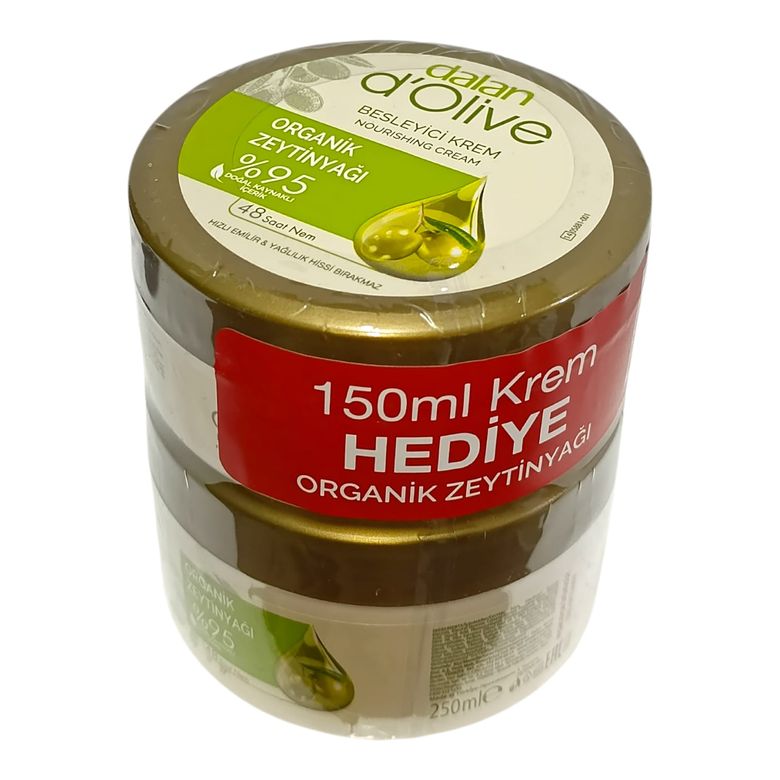 Dalan Lndxic1RzV D'olive Organik Zeytinyağı Besleyici Krem 250Ml + 150 Ml
