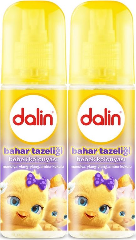 Dalin Bebek Kolonyası 150ML Bahar Tazeliği (Manolya-Ylang,Ylang-Amber Kokulu) (2 Li Set)