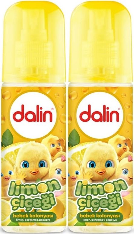 Dalin Bebek Kolonyası 150ML Limon Çiçeği (Limon-Bergomat-Papatya) (2 Li Set)