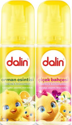 Dalin Bebek Kolonyası 150ML (Orman Esintisi-Çiçek Bahçesi) Karma 2 Li Set