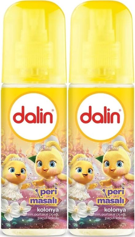 Dalin Bebek Kolonyası 150ML Peri Masalı (Yasemin-Portakal Çiceği-Paçuli Kokulu) (2 Li Set)