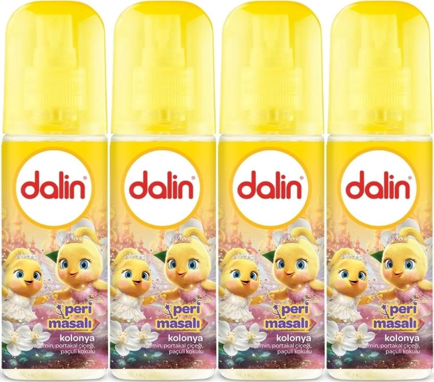 Dalin Bebek Kolonyası 150ML Peri Masalı (Yasemin-Portakal Çiceği-Paçuli Kokulu) (4 Lü Set)
