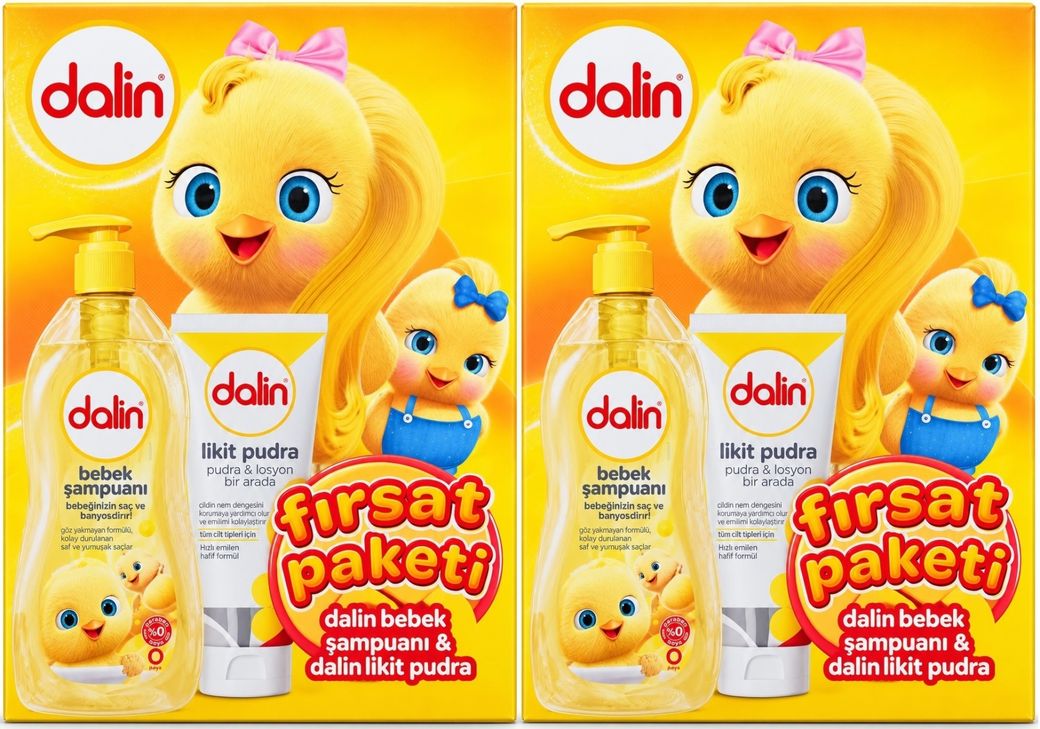 Dalin Bebek Şampuanı 700 ML + Likit Pudra 100 ML Fırsat Paketi (2 Li Set)