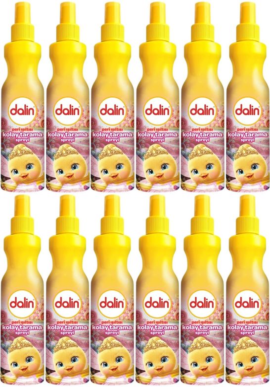 Dalin Kolay Saç Tarama Spreyi 200ML Peri Işıltısı (12 Li Set)