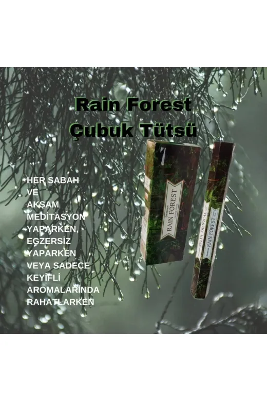 Darshan careyag Rain Forest  ( Yağmur Ormanı ) Tütsü 120 Çubuk