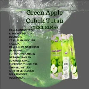 Darshan Green Apple  ( Yeşil Elma ) Tütsü 20 Çubuk