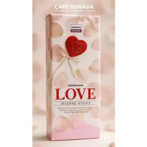 Darshan Incense - Love 20'li Çubuk Tütsü (Aşk)