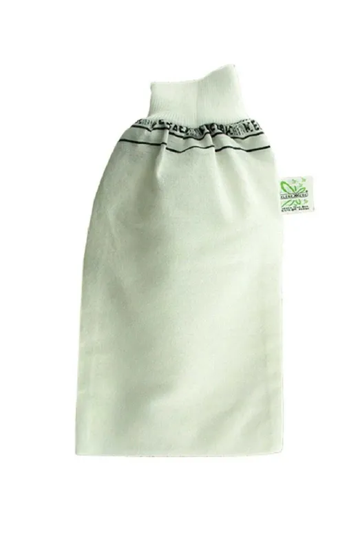 DaYii TYBH96X3UMO1SNHK34 2 Adet Kalın Siyah Ve Beyaz Hamam Kesesi 25X17 Cm