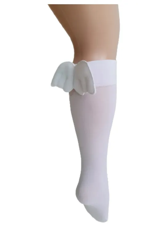 Daymod D22420111 Angel Kanat Aksesuarlı Çocuk Dizaltı Çorap