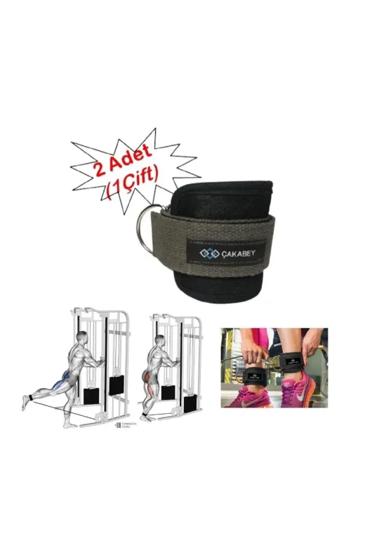DAY''S DOCTOR D_Rink_Bileklik D Ring Fitness Ayak Bileği Ağırlık Çalışma Kemeri Cable Kickback Ayak Bilek Aparatı Yeşil
