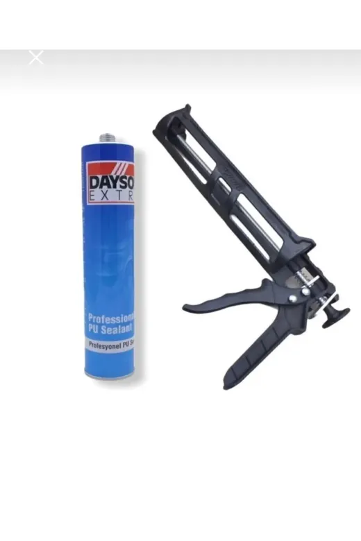 DAYSUN 8403970 Veli Yapı Silikon Dayson 280 Ml Siyah + Plastik Silikon Tabancası