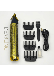 Dearling Rf-1862 Profesyonel T-Bıçak Saç & Sakal Tıraş Makinesi – Kablosuz, 4 Taraklı