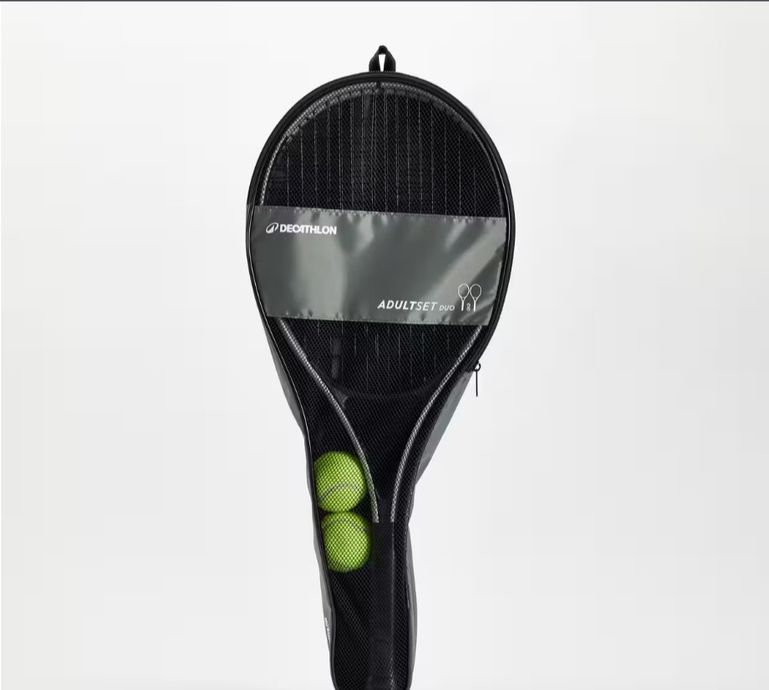 Decathlon 8808874 Essential 2 Raket 2 Top 1 Kılıf Yetişkin Tenis Seti