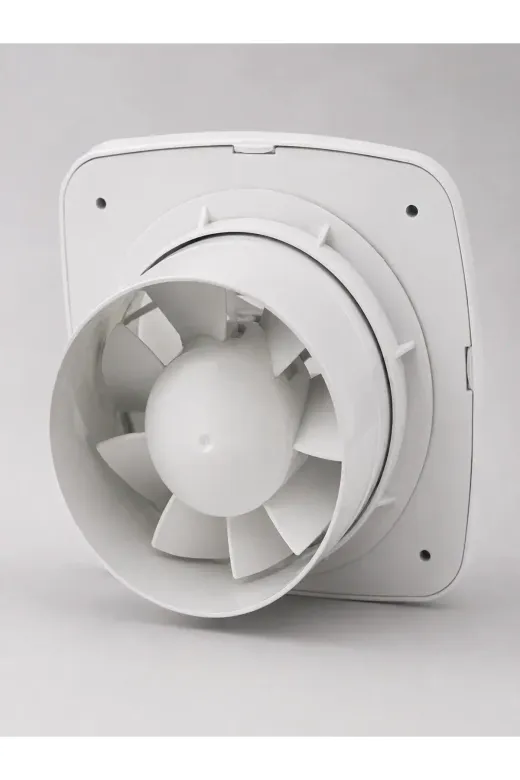 Dekoratif Havalandırma Aspiratörü 120 mm 180 m³/h Duvar ve Tavan Montajlı