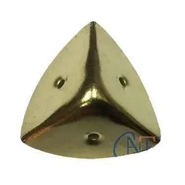 Dekoratif, Kutu, Sandık Köşesi - 45x28 Mm, Büyük, Sarı, 100 Adet