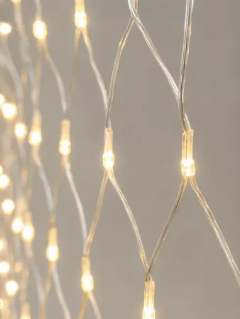 Dekoratif Led Işık Ağı 3x3 Metre İç Dış Mekân Kullanımı