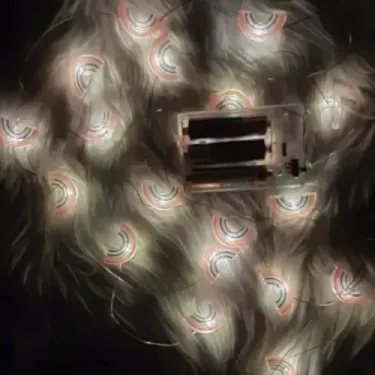 Dekoratif Led Işıklı Gökkuşağı İp 3 Metre Uzunluk