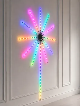 Dekoratif Rgb Led Duvar Lambası Telefon Kontrollü Ortam
