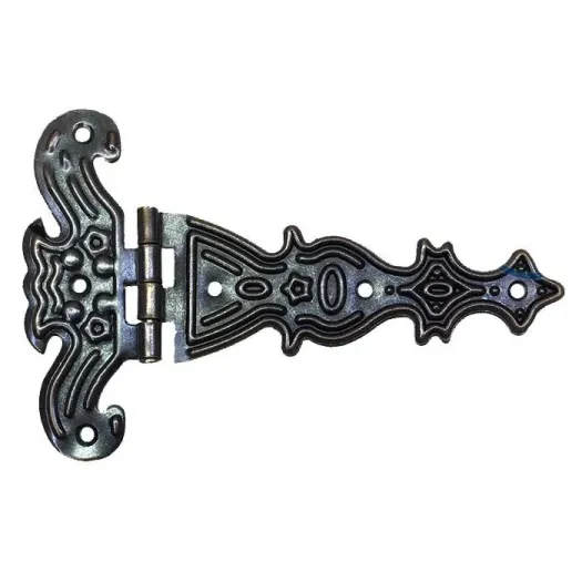 Dekoratif, Tek Kuyruklu Menteşe - 69x102 mm, Büyük, Eskitme, 100 Adet