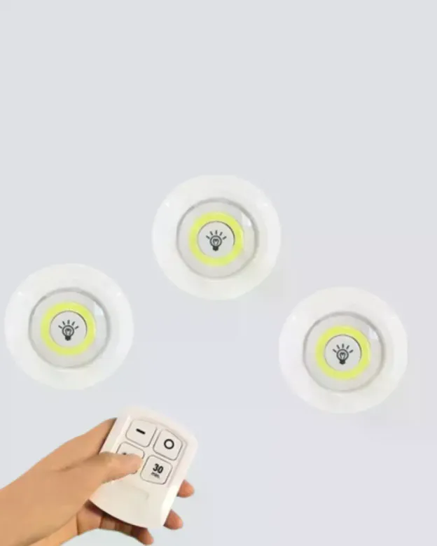 Dekoratif ve Pratik 3’lü Kumandalı Spot LED Aydınlatma