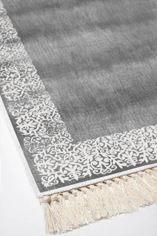 Dekoreko 1460-Trend-3 Eko Trend Djt Halı Yıkanabilir Kaymaz Taban 1460 Modern Gri