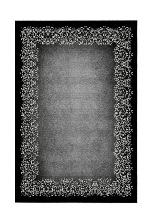 Dekoreko 1674P2-7 Kaymaz Taban Djt Salon Halısı Star Pamuk Modern 1674 Gri