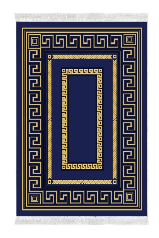 Dekoreko 651M-Trend-1 Eko Trend Djt Halı Yıkanabilir Kaymaz Taban 651M Modern Gold