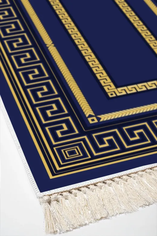 Dekoreko 651M-Trend-1 Eko Trend Djt Halı Yıkanabilir Kaymaz Taban 651M Modern Gold