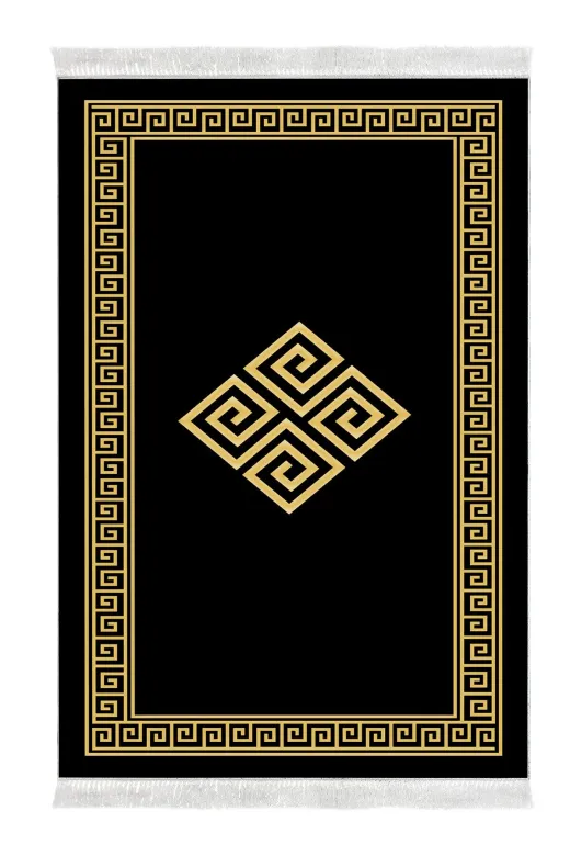 Dekoreko 656M-Trend-3 Eko Trend Djt Halı Yıkanabilir Kaymaz Taban 656M Modern Gold