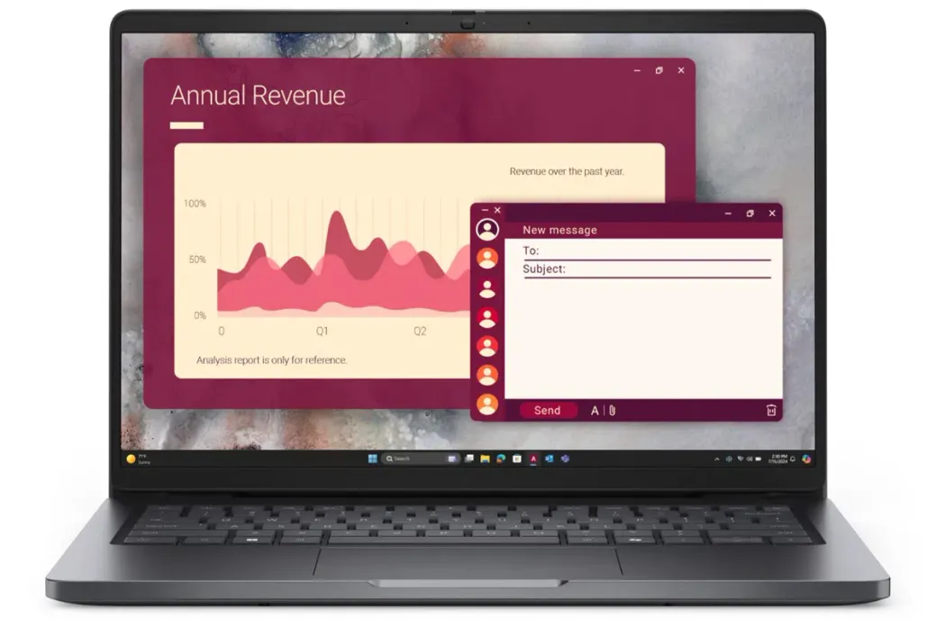 Dell Pro 14 Core Ultra 7-255U 16GB 512GB Ubuntu Notebook