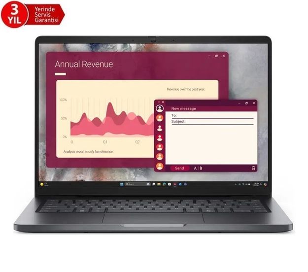 Dell Pro 14 Core Ultra 7-255U 16GB 512GB Windows 11 Pro Notebook
