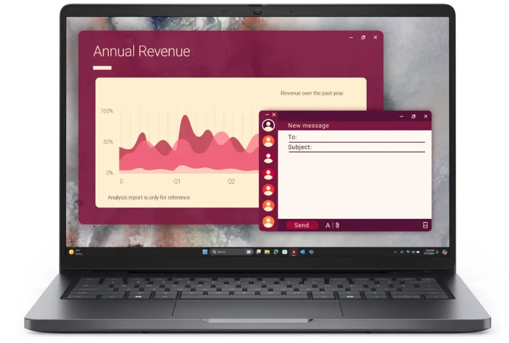 Dell Pro 14 Core Ultra 7-255U 16GB 512GB Windows 11 Pro Notebook