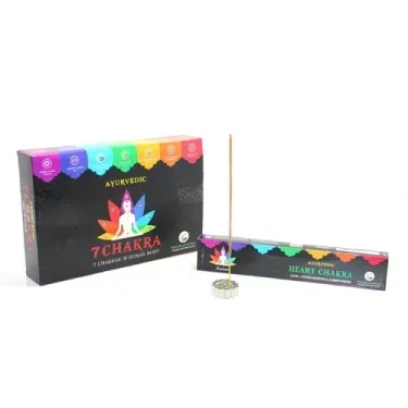 Dengeleyici 7 Chakra Tütsü 10'lu Set Meditasyon İçin
