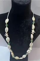 Deniz Kabuğu Doğal Taş Kolye-042