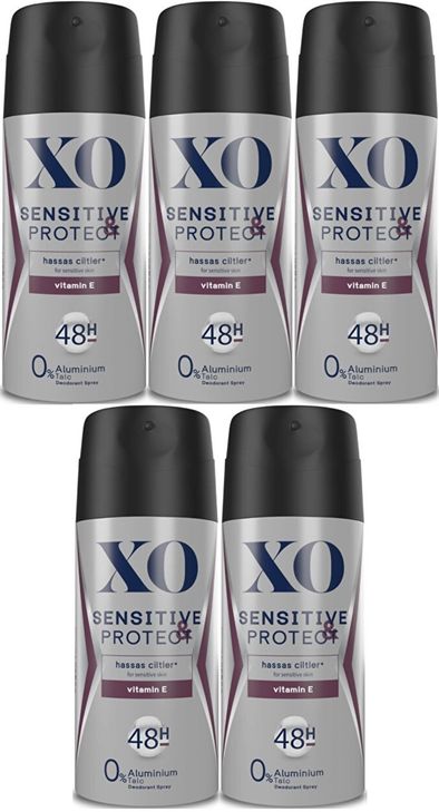 Deodorant 150ML Men-Erkek Sensitive & Protect (5 Set)