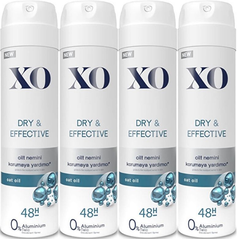 Deodorant 150ML Women-Kadın Dry & Effective (4 Lü Set)
