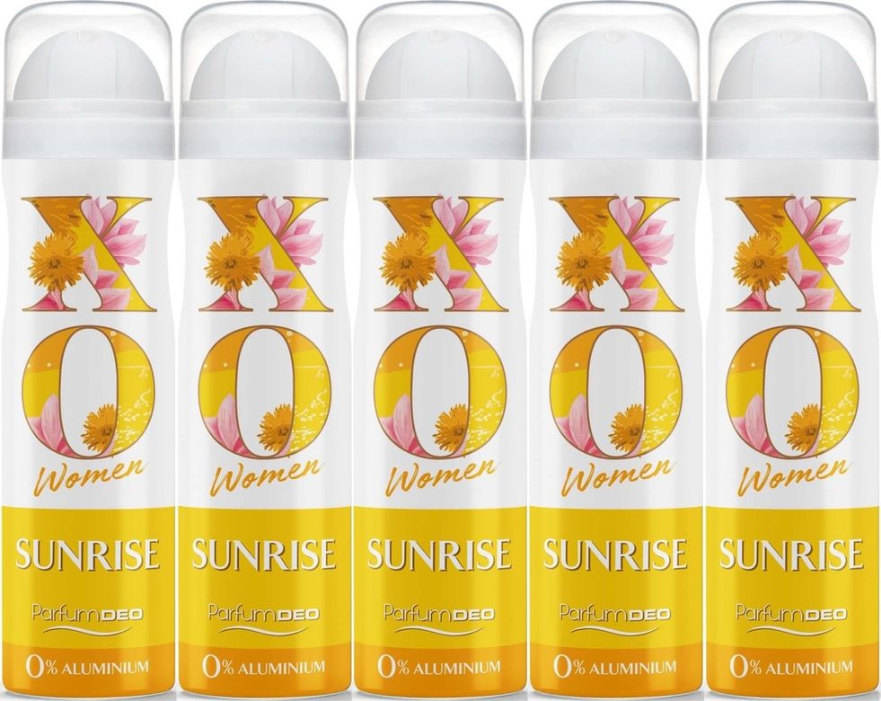 Deodorant 150ML Women Kadın Sunrise (5 Li Set)