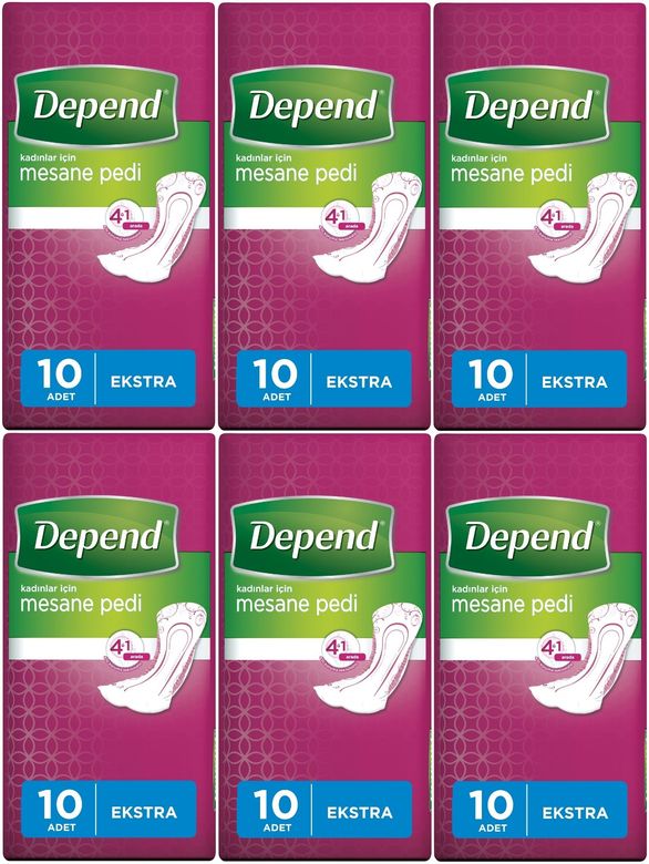 Depend Mesane Pedi Kadın Ekstra 60 Adet