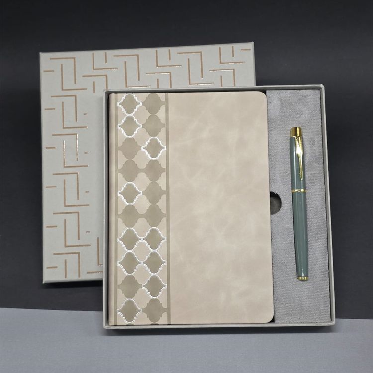 Deri Defter Ve Kalem Set