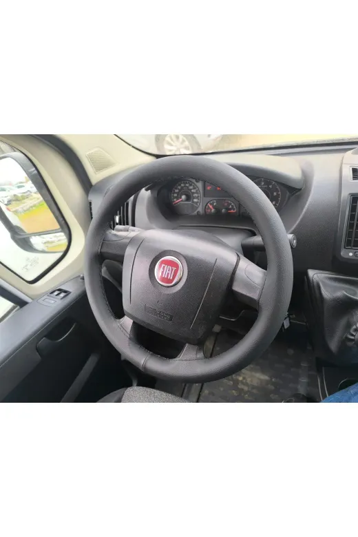 DERİ DİREKSİYON KILIFI FIAT DUCATO SİYAH DERİ SİYAH İP (DUKATO)