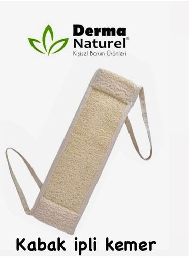 Derma Naturel  Loofah ( kabak) İpli  Kemer Ms 12 krem