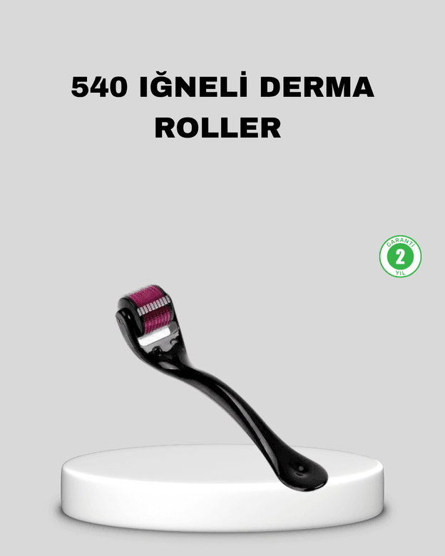 Derma Roller Titanyum İğneli Cilt Yenileyici – Akne ve Kırışıklık Karşıtı