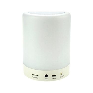 DermiTech Touch Lamp Oda Lambası Portable Speakser Cl-671 Renkli Gece Lambası & Bluetooth Hoparlör