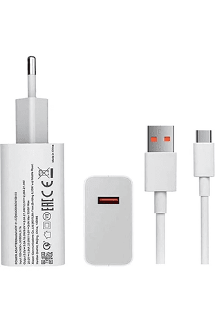 DermiTech Xiaomi Redmi Note 12 Pro 5G Uyumlu 67 Watt Hızlı Şarj Aleti + 1 Mt Kablo Set 67W Şarj