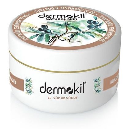 Dermokil thtareQWRR Natural Skin Zeytinyağı 300 Ml Nemlendirici El Yüz Ve Vücut Kremi