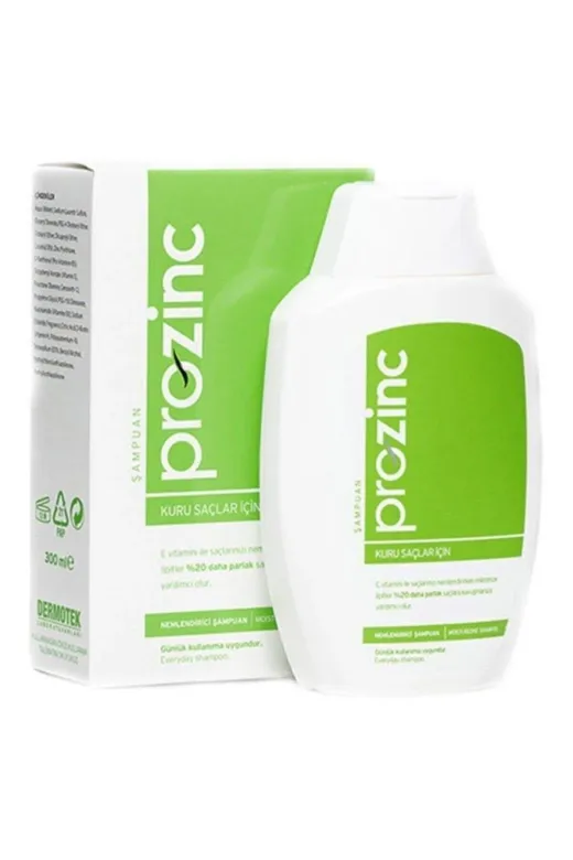 Dermozinc DTK4019 Prozinc Kuru Saçlara Özel Nemlendirici Şampuan 300Ml
