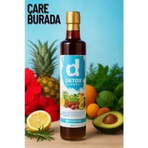 Detoks Sirkesi 500 ml (Kiraz, Ananas, Avokado, Zencefil, Hibisküs, Karanfil)