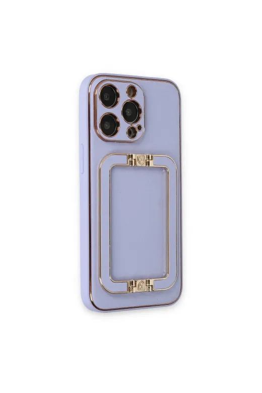 DGY STORE A0046-14179 İphone 13 Pro Max Kılıf Coco Elit Kapak - Lila