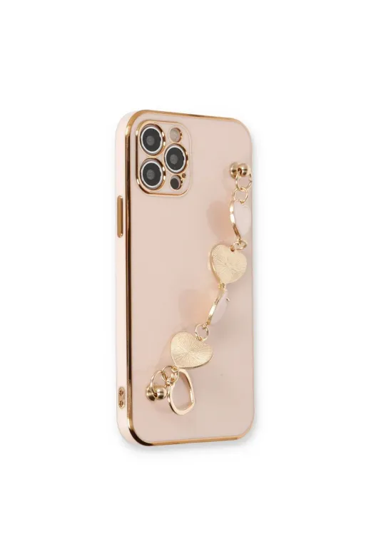 DGY STORE A0046-16569 İphone 12 Pro Kılıf Esila Silikon - Pudra